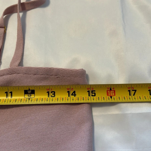 Intimately Free Dusty Pink/Purple Knit Front Lace Up Baby Doll Tank Top Sm - Picture 9 of 10